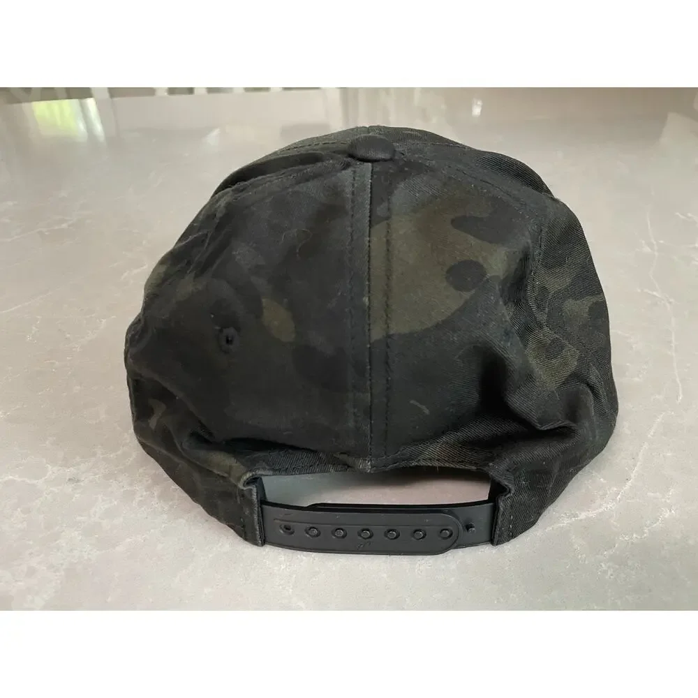Robeau Mountain Logo Camo SnapBack Hat Yupoong Classics One Size Adjustable
